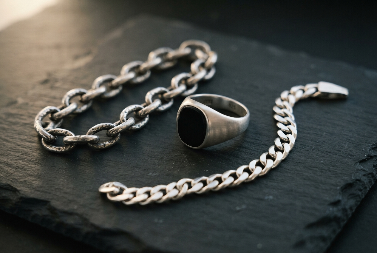 Bijou en argent pour homme : comment choisir, combien dépenser et bien l’entretenir