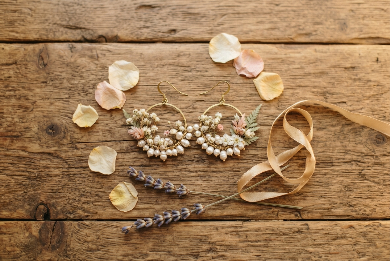 Boucles d’oreilles de mariée bohème : comment trouver celles qui vous ressemblent