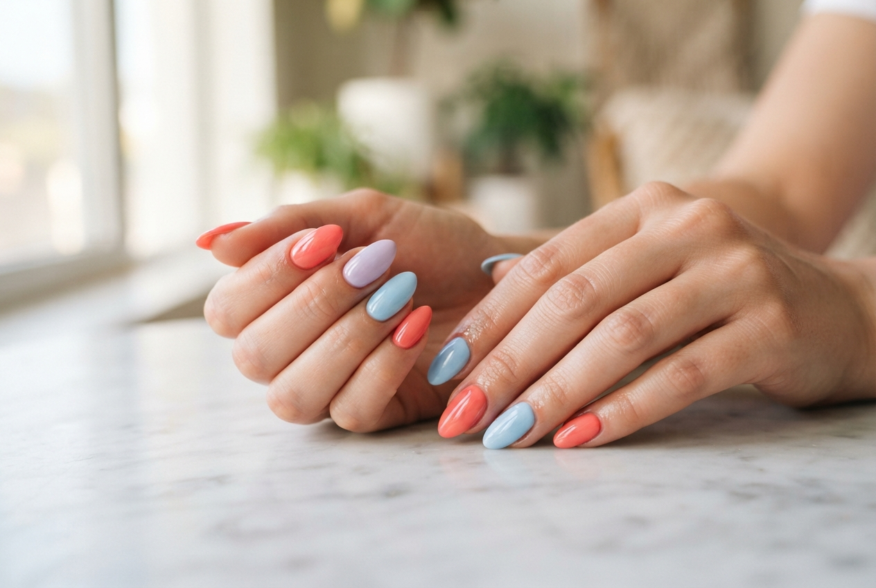Manucure colorée: quel style choisir selon ta peau et la saison?