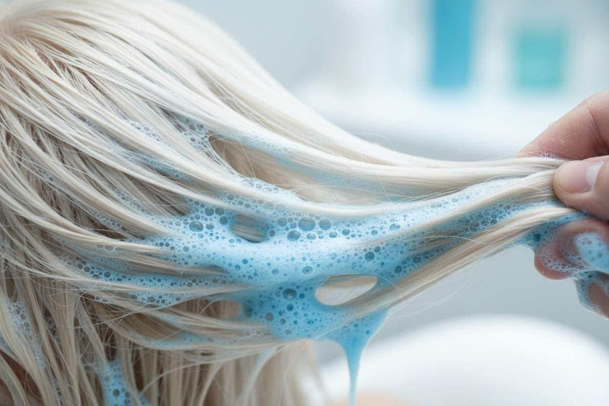 Shampoing bleu Dessange : neutraliser les reflets du blond
