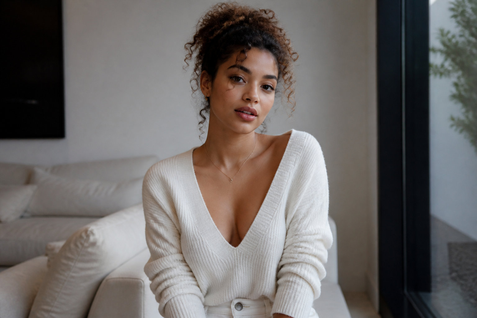 Choisir ton pull col V selon ta silhouette