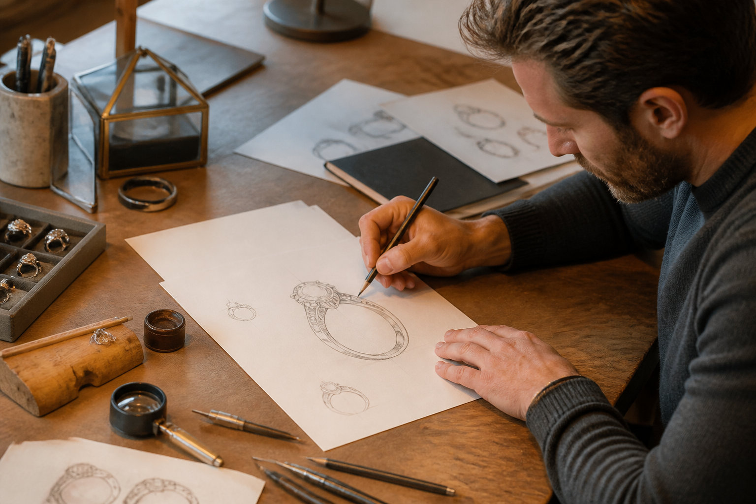 Comment collaborer avec un bijoutier pour un projet sur mesure ?