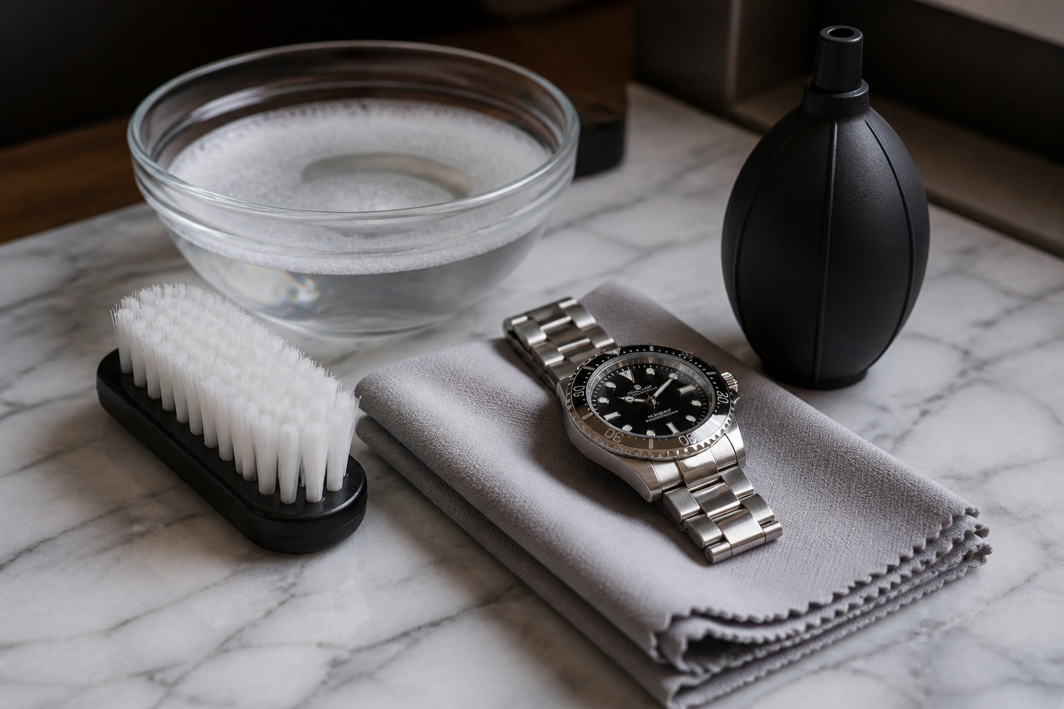Le kit de nettoyage idéal pour vos bijoux horlogers