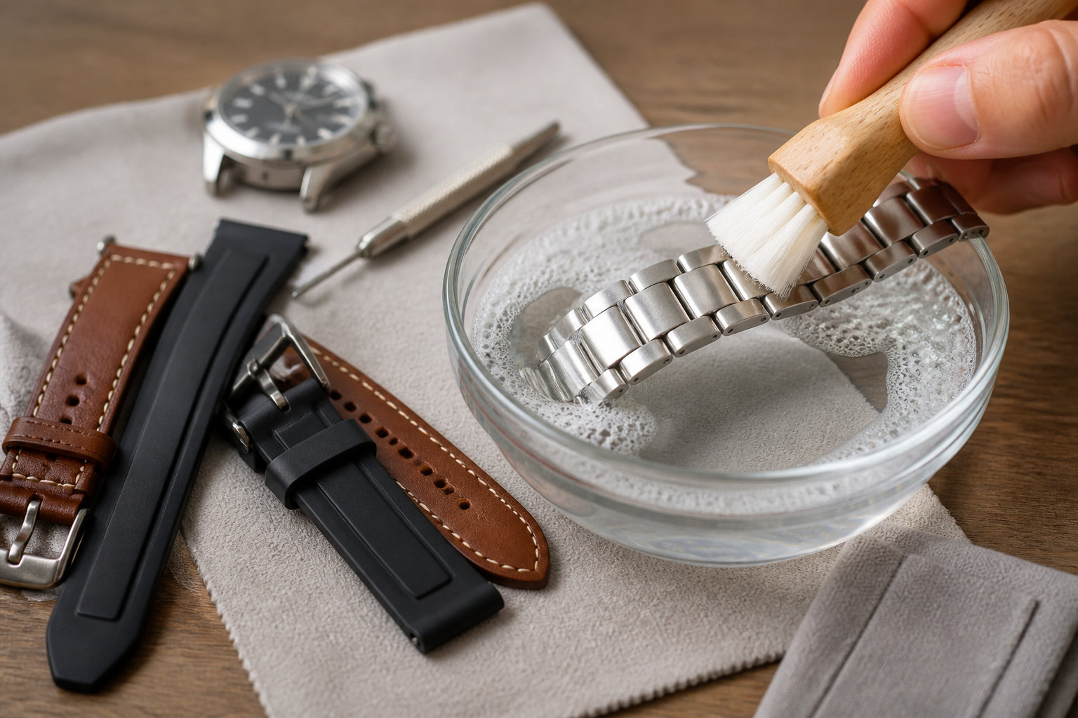 3 méthodes pour entretenir votre bracelet selon sa matière